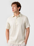 Natural Linen Polo Shirt
